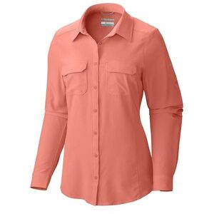 Columbia Bright Orange Casual Shirt
